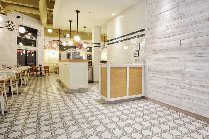 Tiled, inspection-ready finishes at Pur and Simple, Burlington, Ontario