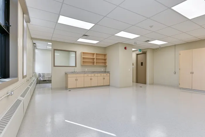 Permitted and inspected interior, Hagersville School Child Care, Ontario