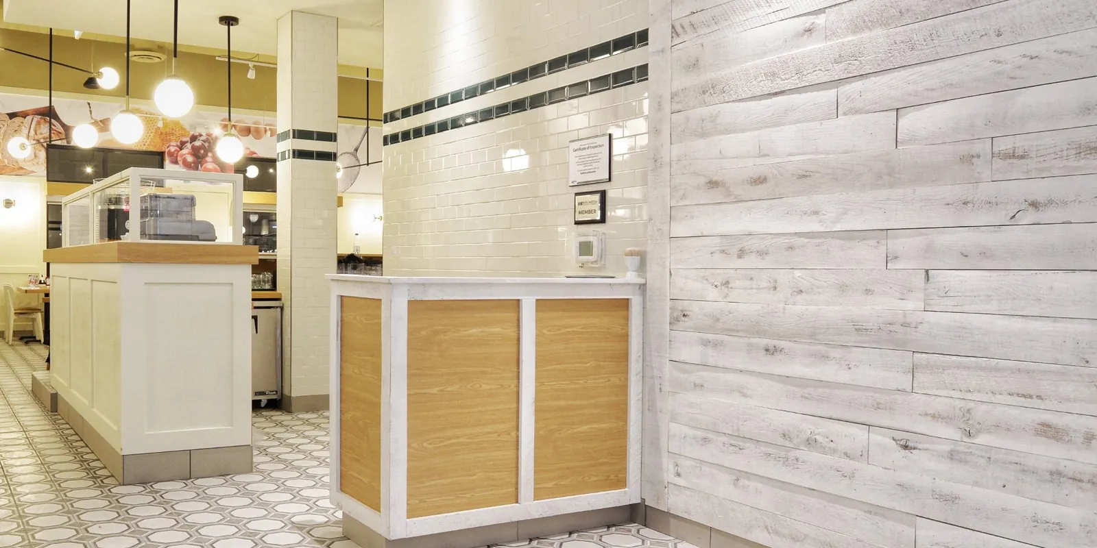 Millwork, tile and finish detail delivered by Platinum on the Pur and Simple project, Burlington, Ontario